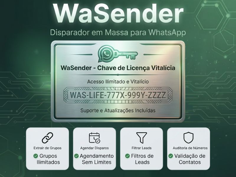 Key de Ativação WaSender+